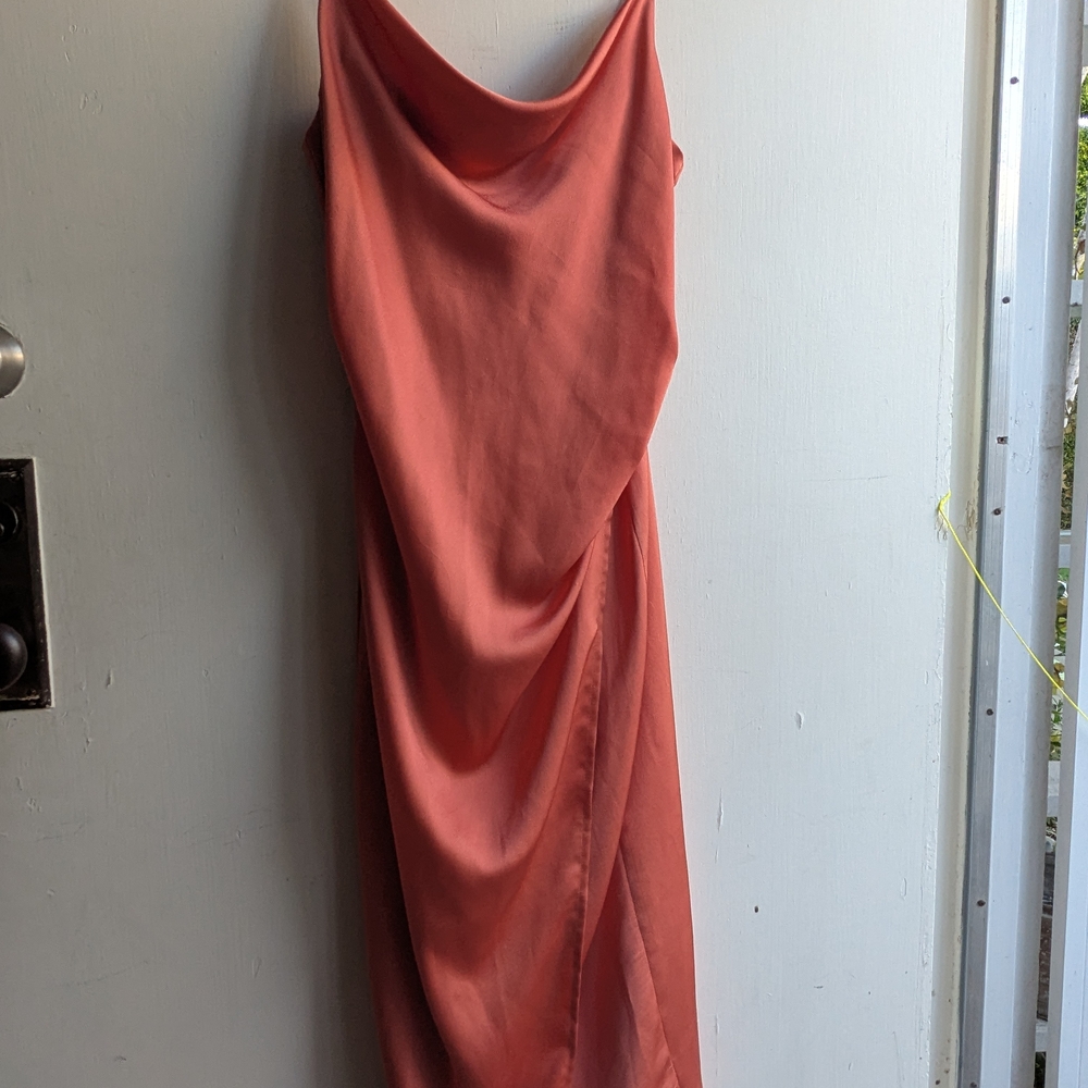 re:named Backless Coral Dress